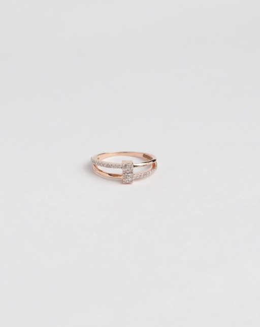 Diamond Gold Ring-RTJ007-2