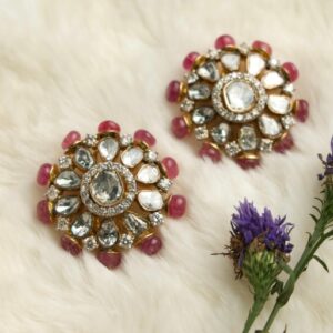 Diamond Polki Tops-RTJ0026-1