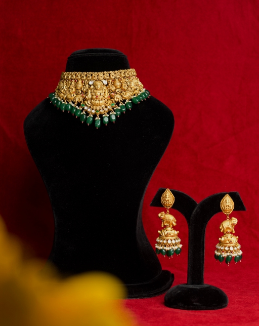 Premium Luxmi Ji Antique Set-RTJ0018-1