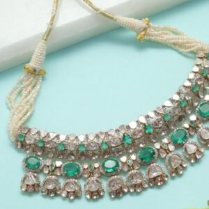 Texture Diamond Necklaces-RTJ0032-2