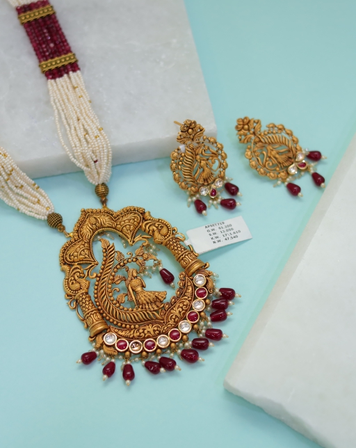 Celestial Spark Necklace Set-RTJ0053-1