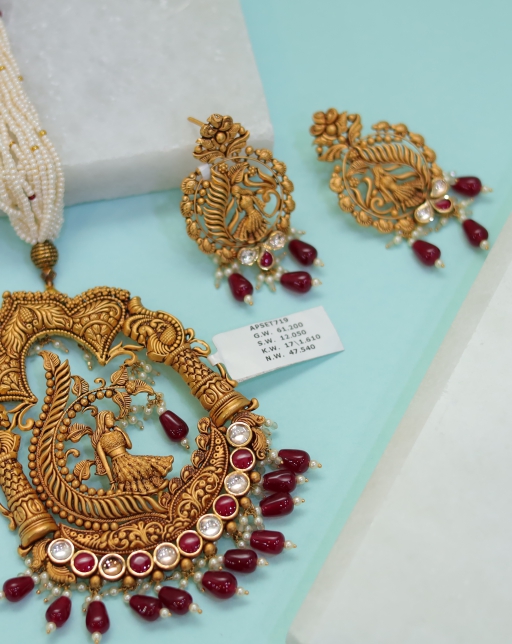 Celestial Spark Necklace Set-RTJ0053-2
