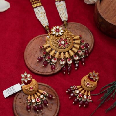 Imperial Grace Necklace Set-RTJ0052-1