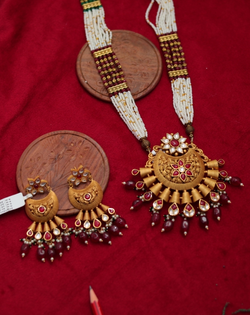Imperial Grace Necklace Set-RTJ0052-2