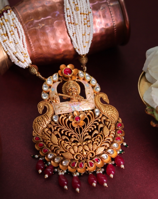 Majestic Pearl Necklace-RTJ0038-1