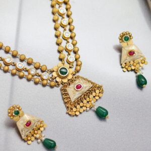 Royal Kundan Necklace Set-RTJ0042-1
