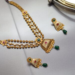 Royal Kundan Necklace Set-RTJ0042-2